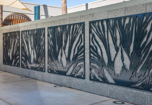 decorative fences and metal art to add class and sophistication to any space, even a boring bare space | Creative art and Fences in Phoenix AZ