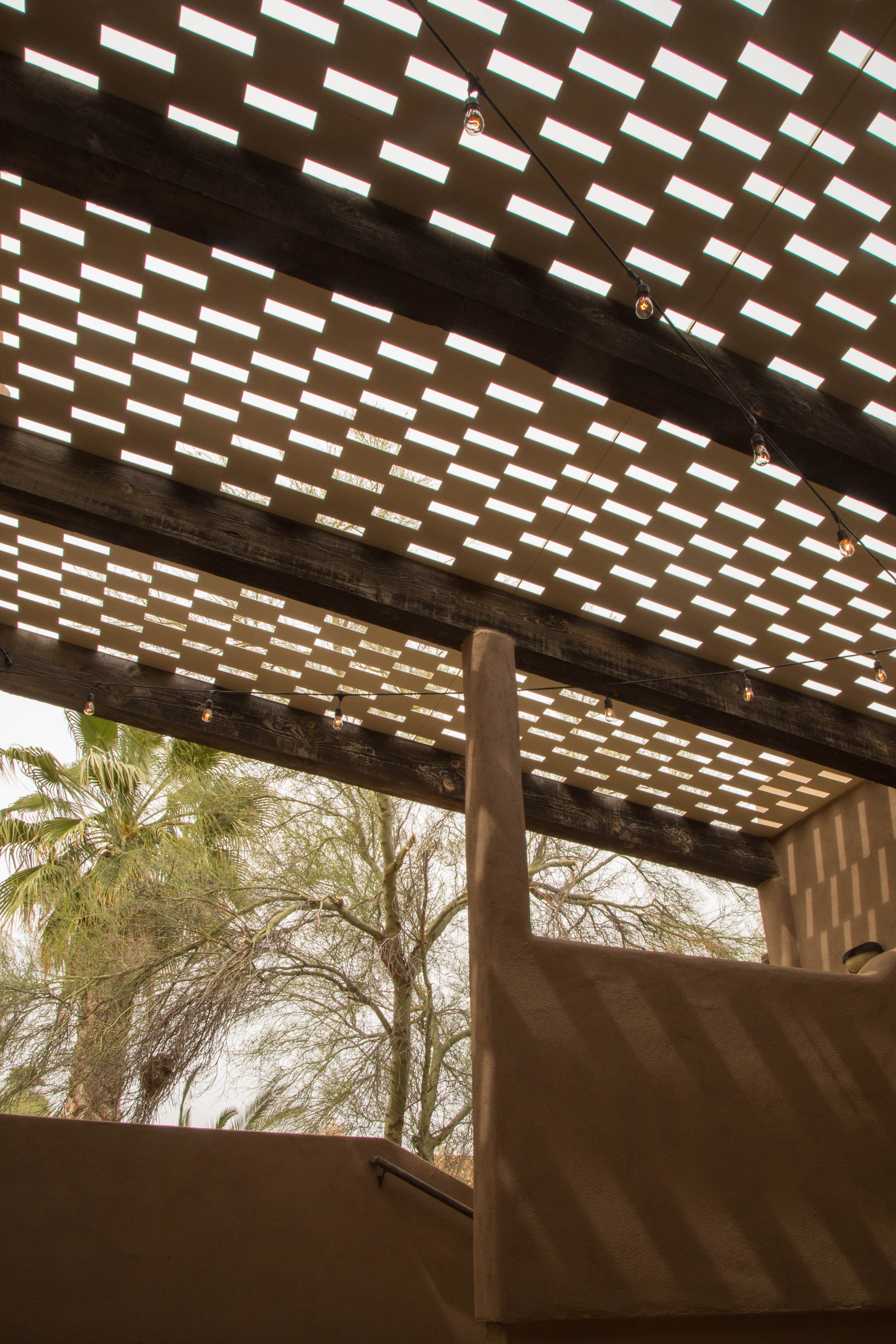 another view of the privacy and custom shade we can provide in Phoenix AZ, increased privacy
